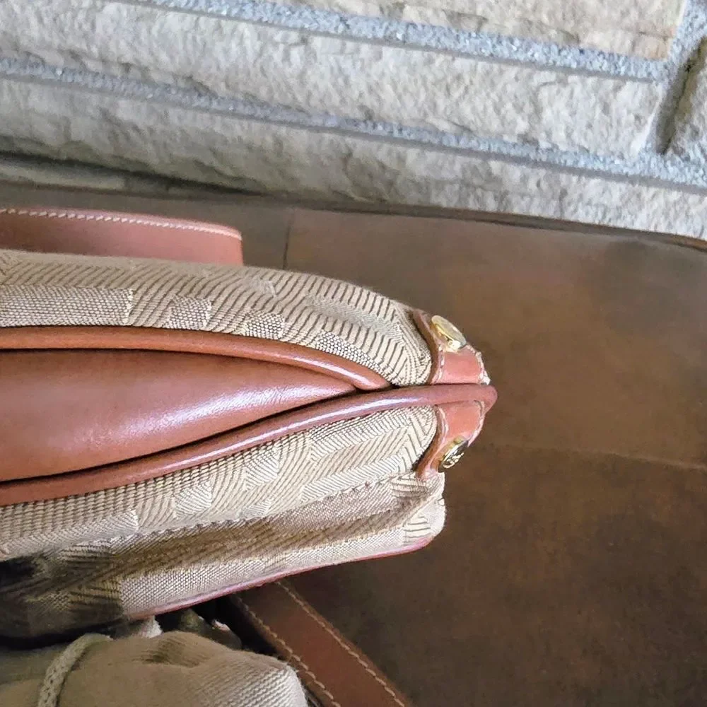 Burberry Brown Plaid Shoulder Bag - Picture 7 of 13